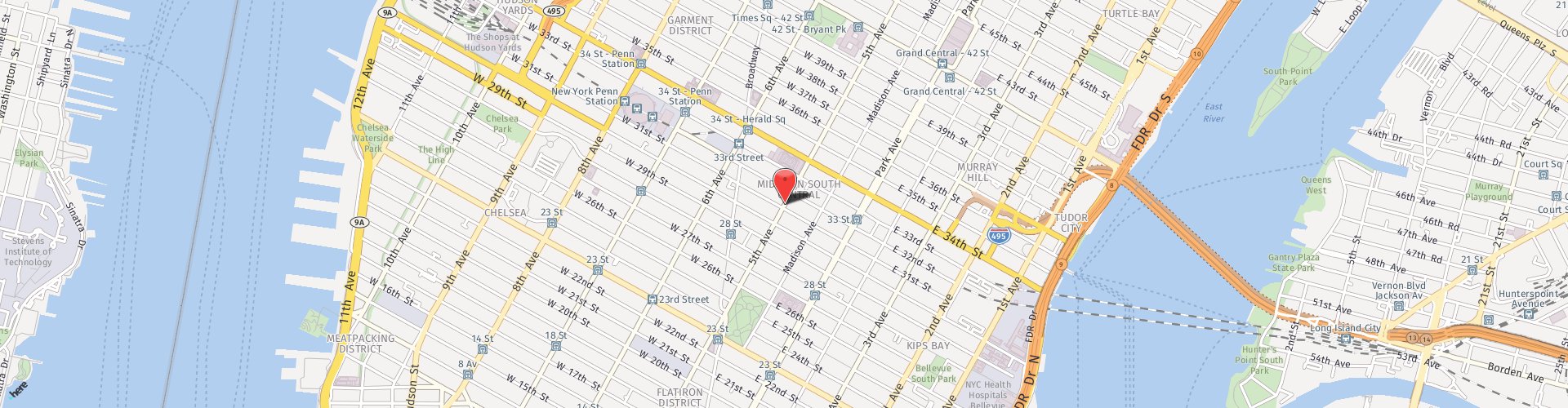 Location Map: 303 5th Avenue New York, NY 10016