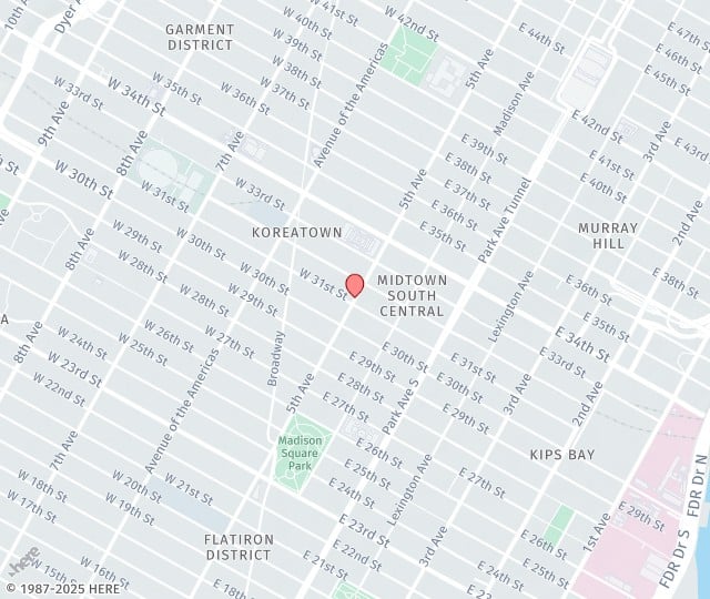 Location Map: 303 5th Avenue New York, NY 10016